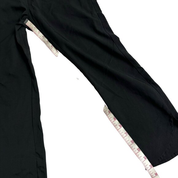 Marine Layer Allison Black Cropped Pants Small elastic waist light weight New - Picture 7 of 14